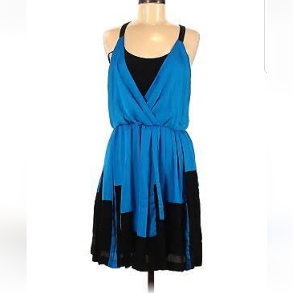 CYNTHIA STEFFE Blue/Black Dress
